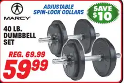 Big 5 Marcy 40-lb. Adjustable Cast Iron Dumbbell Set offer