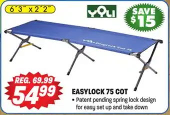 Big 5 Yoli EasyLock 75 Cot offer