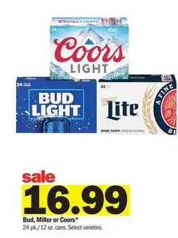 Meijer Bud, Miller or Coors offer