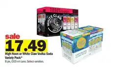 Meijer High Noon or White Claw Vodka Soda offer