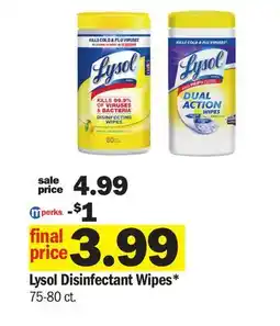 Meijer Lysol Disinfectant Wipes offer