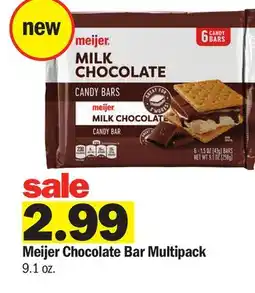Meijer Meijer Chocolate Bar Multipack offer