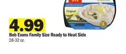 Meijer Bob Evans Family Size Ready to Heat Side offer