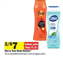 Meijer Dial or Tone Body Washes offer