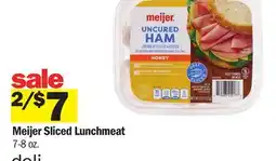 Meijer Meijer Sliced Lunchmeat offer