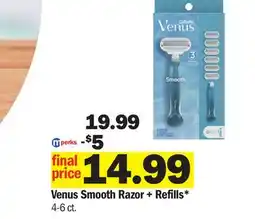 Meijer Venus Smooth Razor + Refills offer