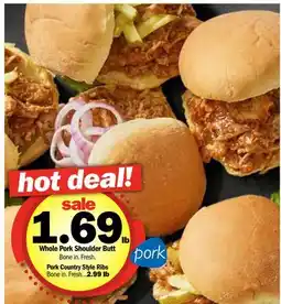 Meijer Whole Pork Shoulder Butt offer