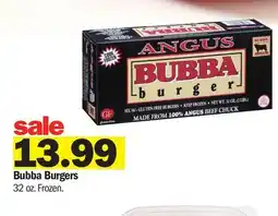 Meijer Bubba Burgers offer