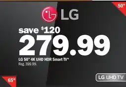Meijer LG 50 4K UHD HDR Smart TV offer