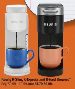 Meijer Keurig K-Slim, K-Express and K-Iced Brewers offer