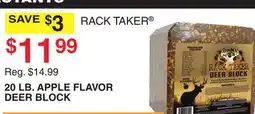 Dunham's Sports RACK TAKER 20 LB. APPLE FLAVOR DEER BLOCK offer