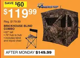 Dunham's Sports AMERISTEP BRICKHOUSE BLIND COMBO offer