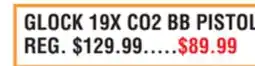 Dunham's Sports GLOCK 19X CO2 BB PISTOL offer