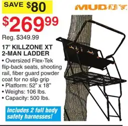 Dunham's Sports MUDDY 17' KILLZONE XT 2-MAN LADDER offer