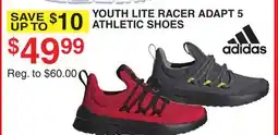 Dunham's Sports ADIDAS YOUTH LITE RACER ADAPT 5 ATHLETIC SHOES offer