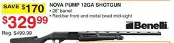 Dunham's Sports BENELLI NOVA PUMP 12GA SHOTGUN offer