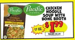 Ollie's Pacific Foods Chicken Noodle Soup with Bone Broth offer