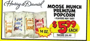 Ollie's MOOSE MUNCH PREMIUM POPCORN offer