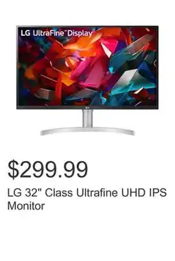 Costco LG 32 Class Ultrafine UHD IPS Monitor offer
