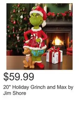 Costco 20 Holiday Grinch and Max by Jim Shore offer