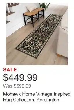 Costco Mohawk Home Vintage Inspired Rug Collection, Kersington offer