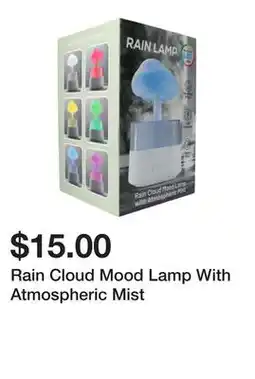 Five Below Rain Cloud Mood Lamp With Atmospheric Mist offer