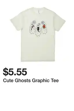 Five Below Cute Ghosts Graphic Tee offer