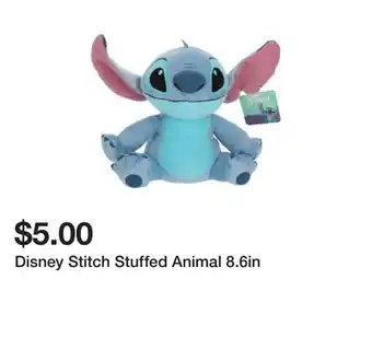 Five Below Disney Stitch Stuffed Animal 8.6in offer