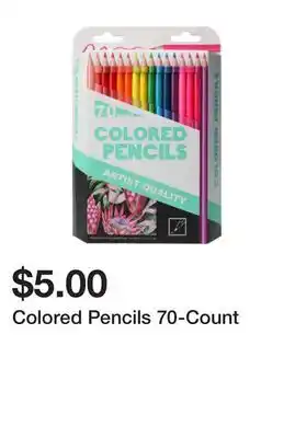 Five Below Colored Pencils 70-Count offer