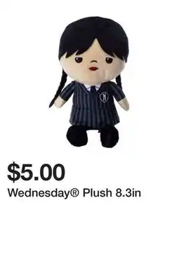 Five Below Wednesday Plush 8.3in offer