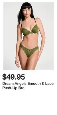 Victoria's Secret Dream Angels Smooth & Lace Push-Up Bra offer