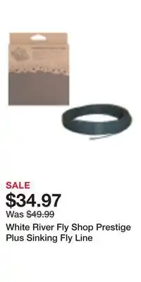Cabela's White River Fly Shop Prestige Plus Sinking Fly Line offer