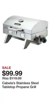 Cabela's Cabela's Stainless Steel Tabletop Propane Grill offer