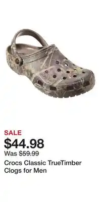 Cabela's Crocs Classic TrueTimber Clogs for Men offer