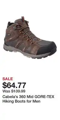 Cabela's Cabela's 360 Mid GORE-TEX Hiking Boots for Men offer
