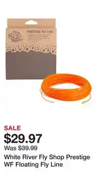 Cabela's White River Fly Shop Prestige WF Floating Fly Line offer