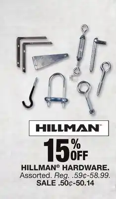 Blain's Farm & Fleet HILLMAN HARDWARE offer