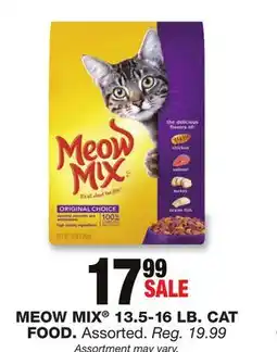 Blain's Farm & Fleet MEOW MIX 13.5-16 LB. CAT FOOD offer