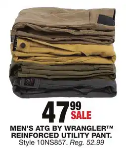 Blain's Farm & Fleet MEN'S ATG BY WRANGLER REINFORCED UTILITY PANT offer