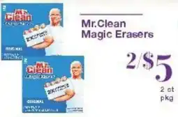Fine Fare Mr.Clean Magic Erasers 2 ct offer