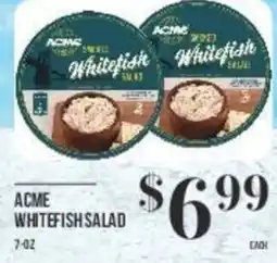 Fine Fare ACME WHITEFISH SALAD offer