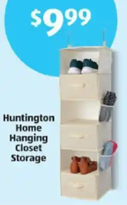 Aldi Huntington Home Hanging Closet Storage offer