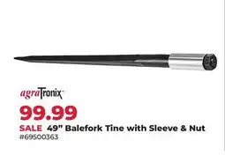Runnings agraTronix 49 Balefork Tine with Sleeve & Nut offer