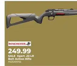 Runnings WINCHESTER Xpert. 22 LR Bolt Action Rifle offer