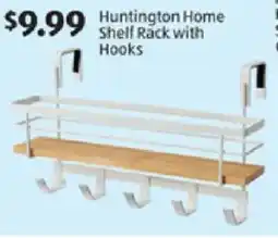 Aldi Huntington Home Shelf Rack with Hooks offer