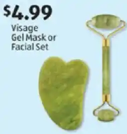 Aldi Visage Gel Mask or Facial Set offer