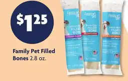 Family Dollar Family Pet Filled Bones offer