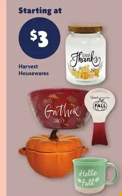 Family Dollar Harvest Housewares offer