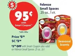 Family Dollar Febreze Small Spaces offer