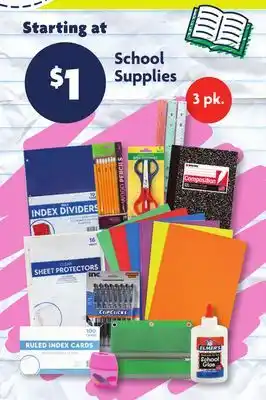 Family Dollar School Supplies offer
